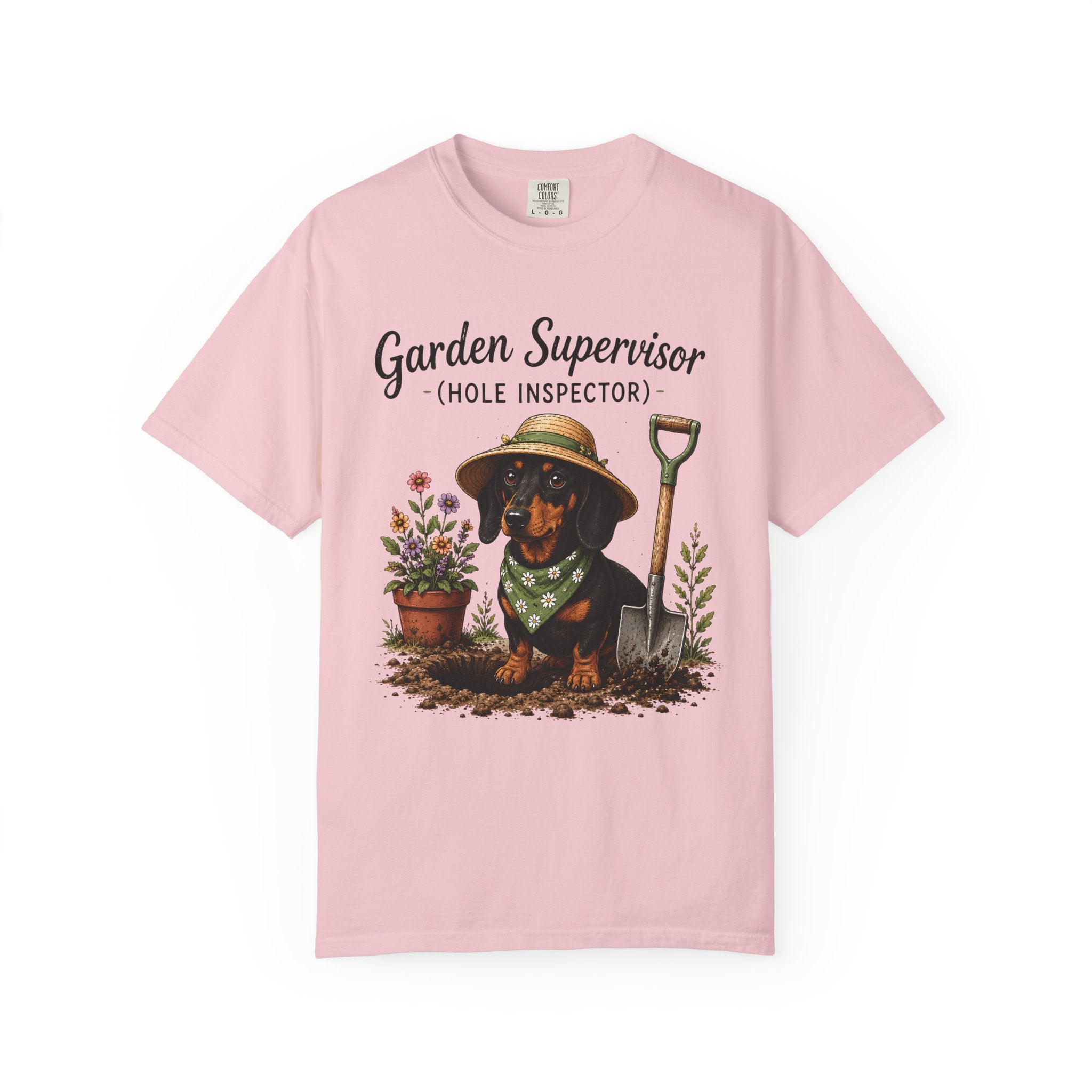 Garden Supervisor Dachshund T-Shirt