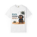 Beach. Dachshund. Repeat. T-shirt