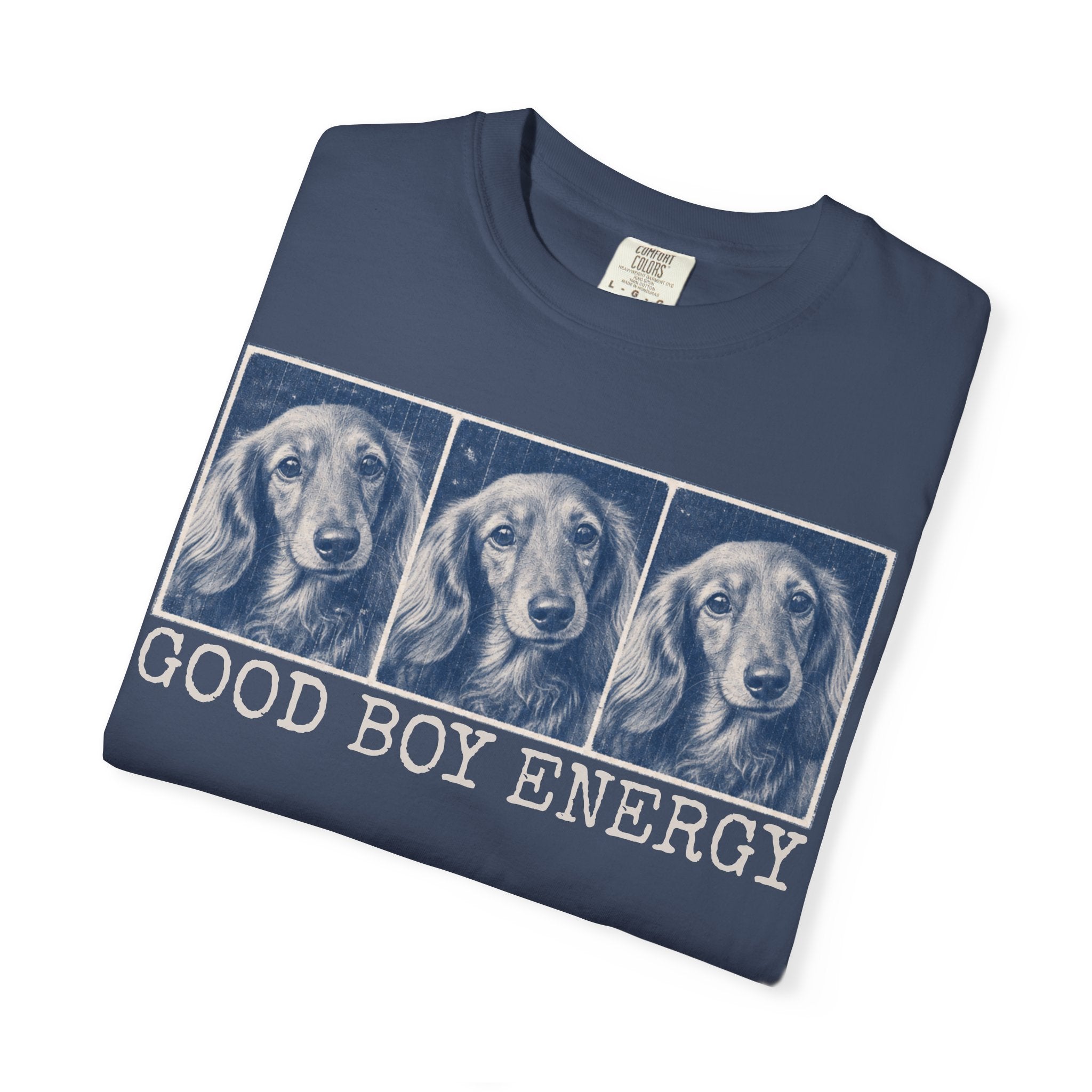 Good Boy Energy Tee — Personalized Dog Lover T-Shirt