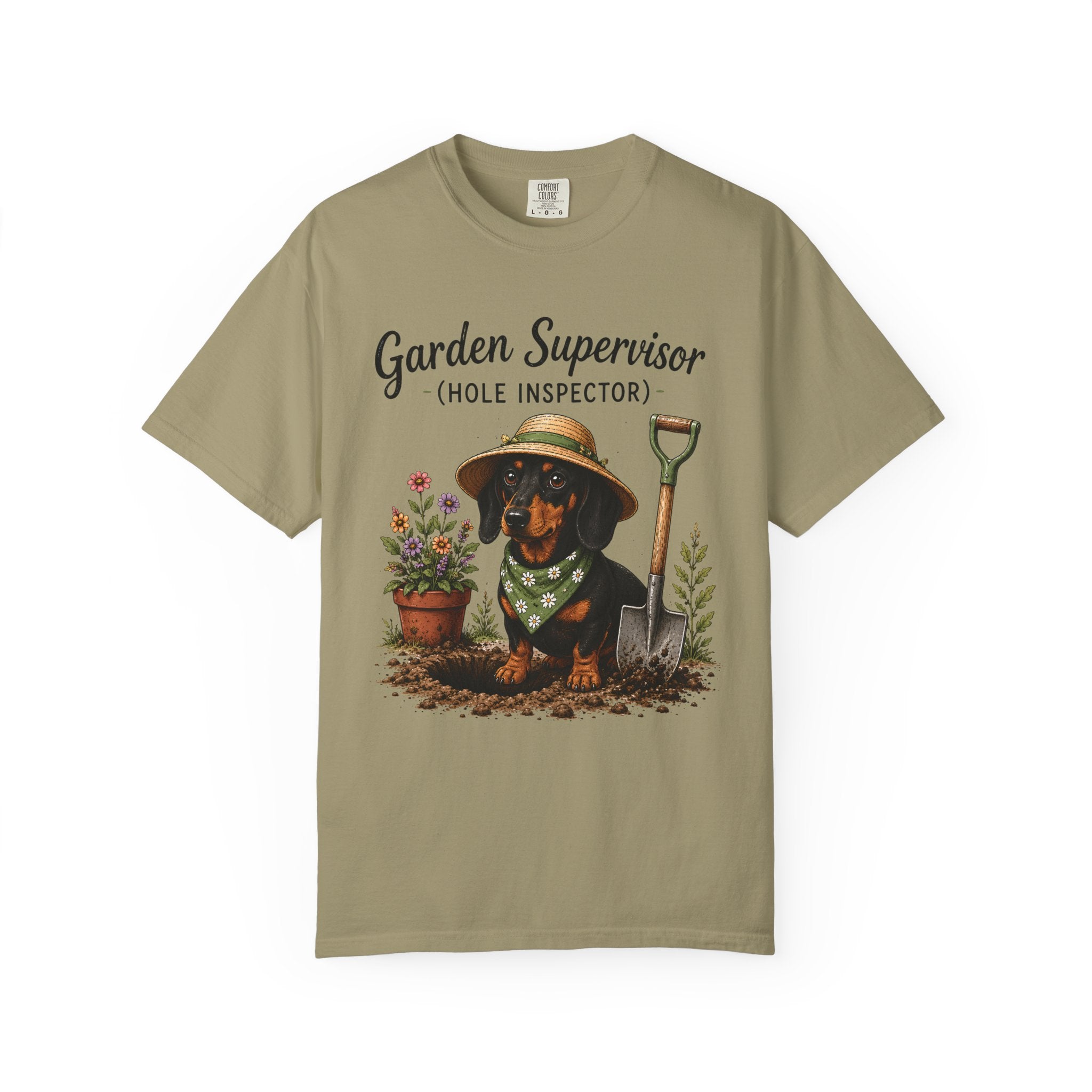 Garden Supervisor Dachshund T-Shirt