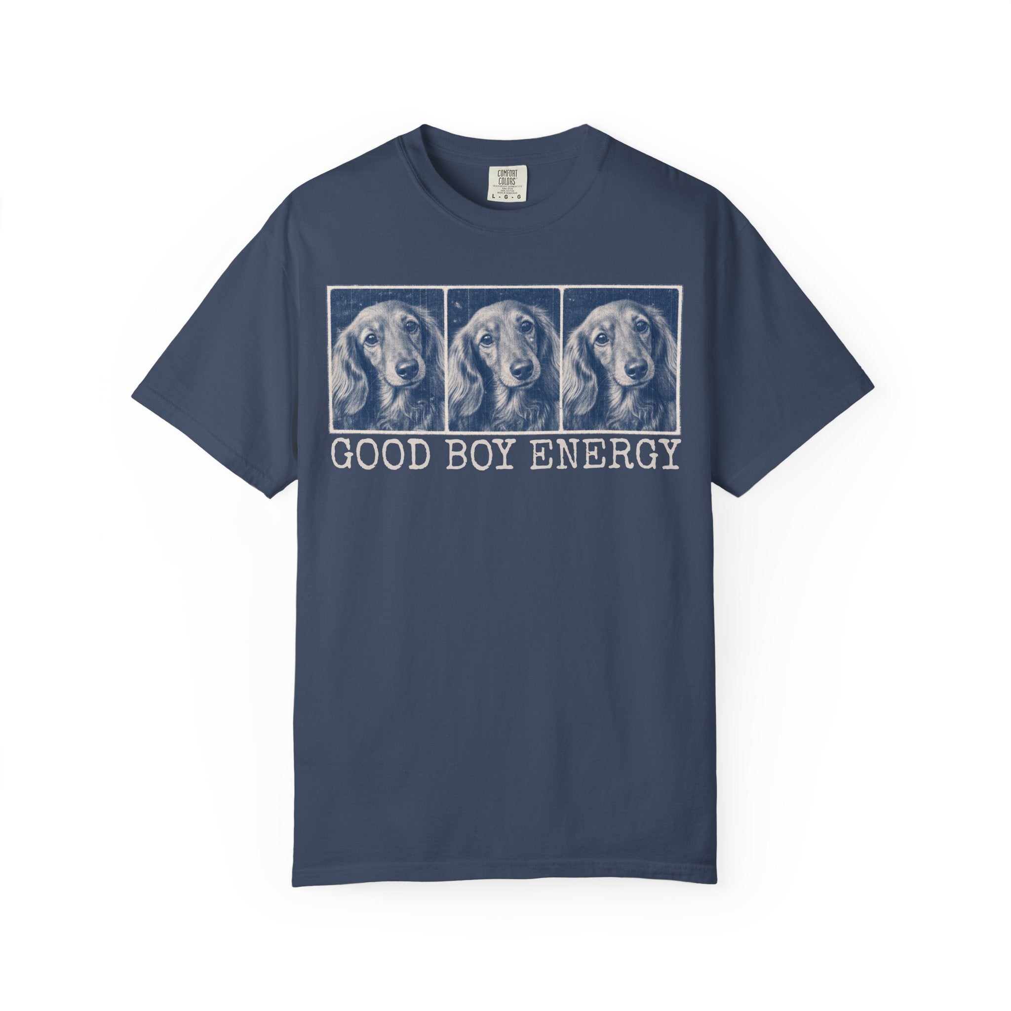 Good Boy Energy Tee — Personalized Dog Lover T-Shirt