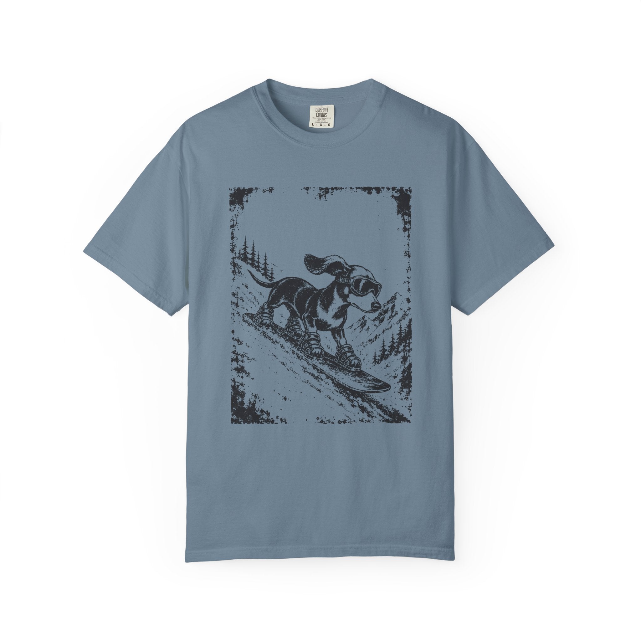 Snowboarding Dachshund T-Shirt