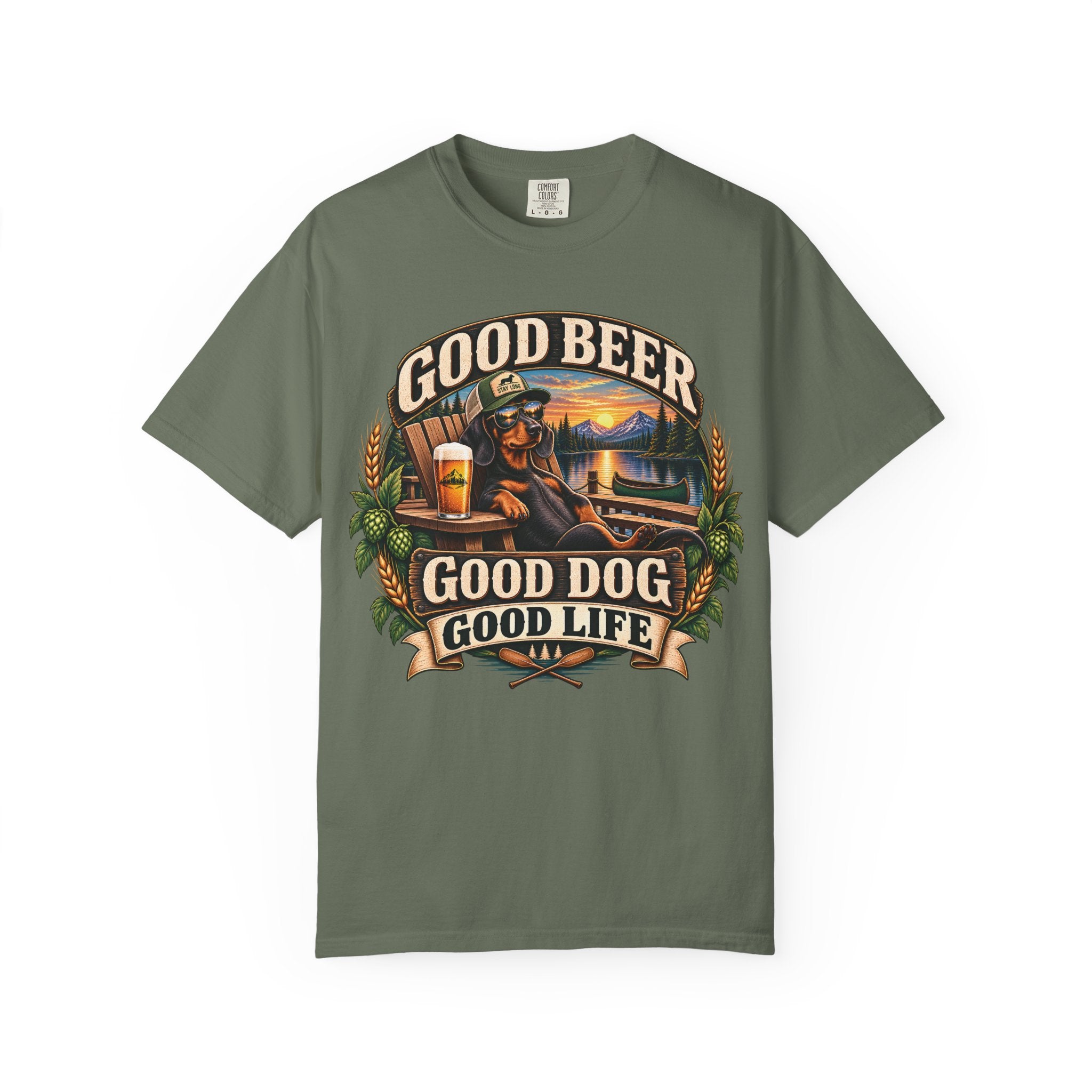 Good Beer Good Dog Good Life T-Shirt