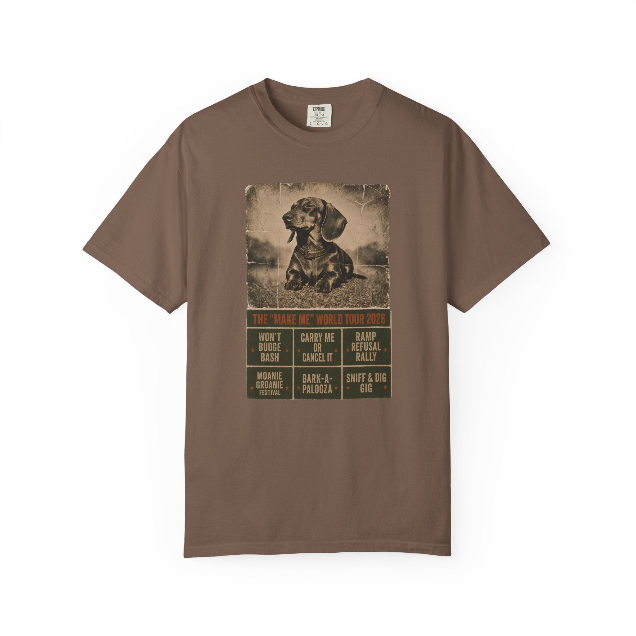 CONCERT POSTER Tee — Dog Lover T-Shirt