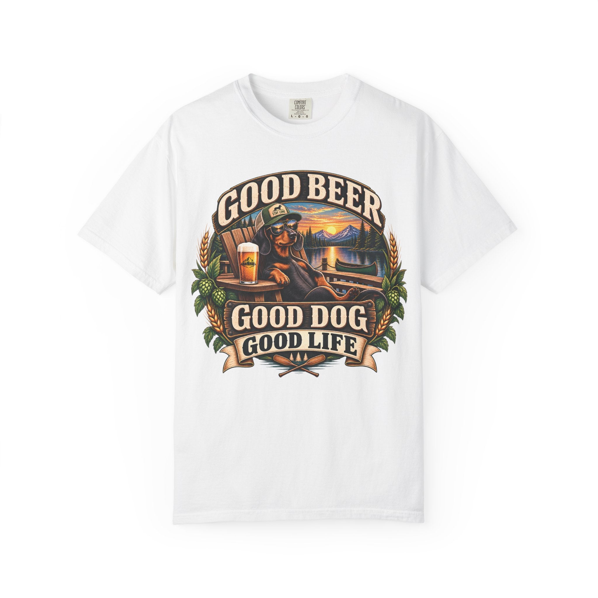 Good Beer Good Dog Good Life T-Shirt
