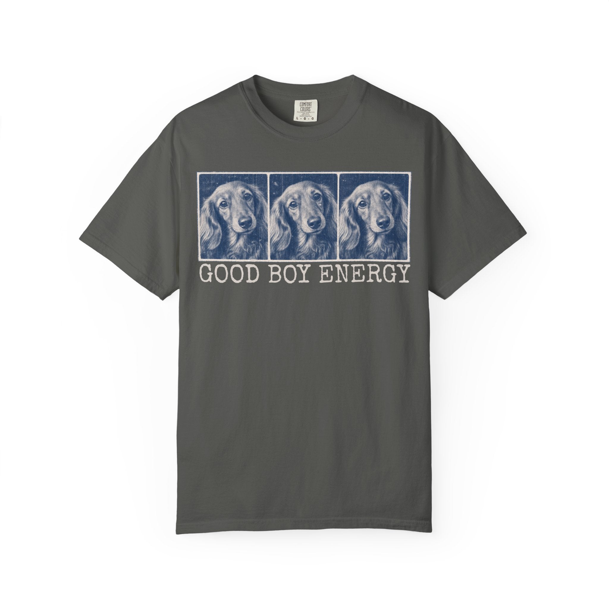 Good Boy Energy Tee — Personalized Dog Lover T-Shirt