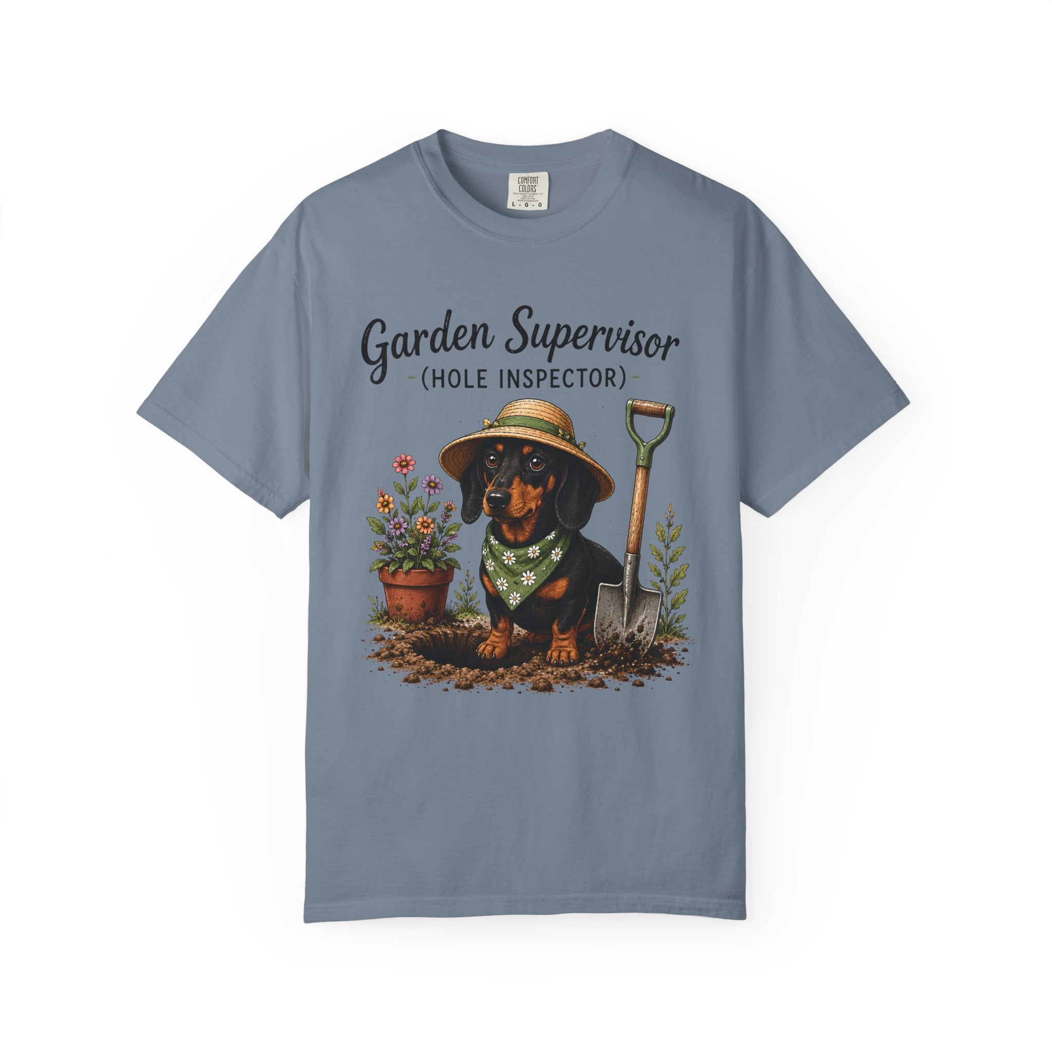 Garden Supervisor Dachshund T-Shirt
