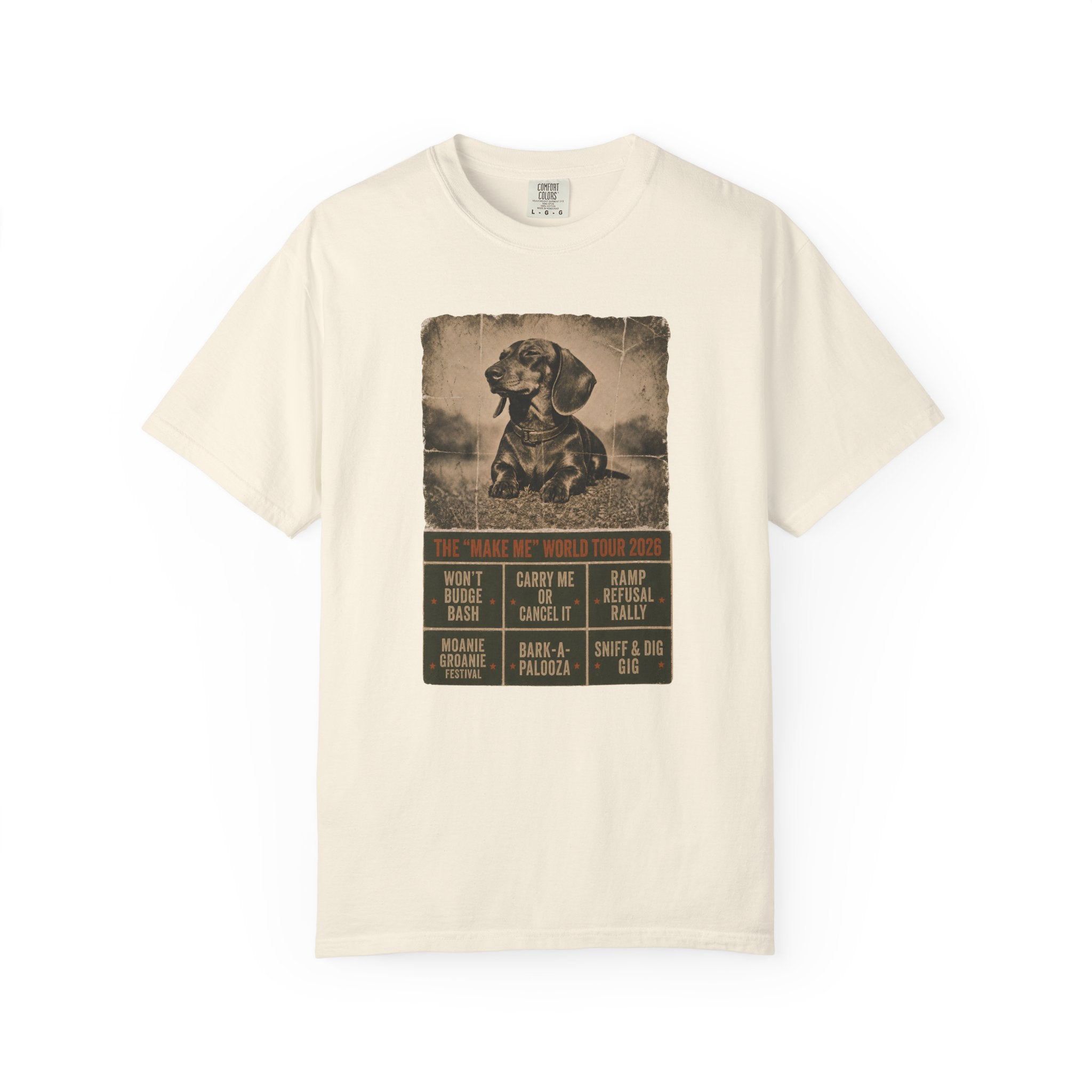 CONCERT POSTER Tee — Dog Lover T-Shirt