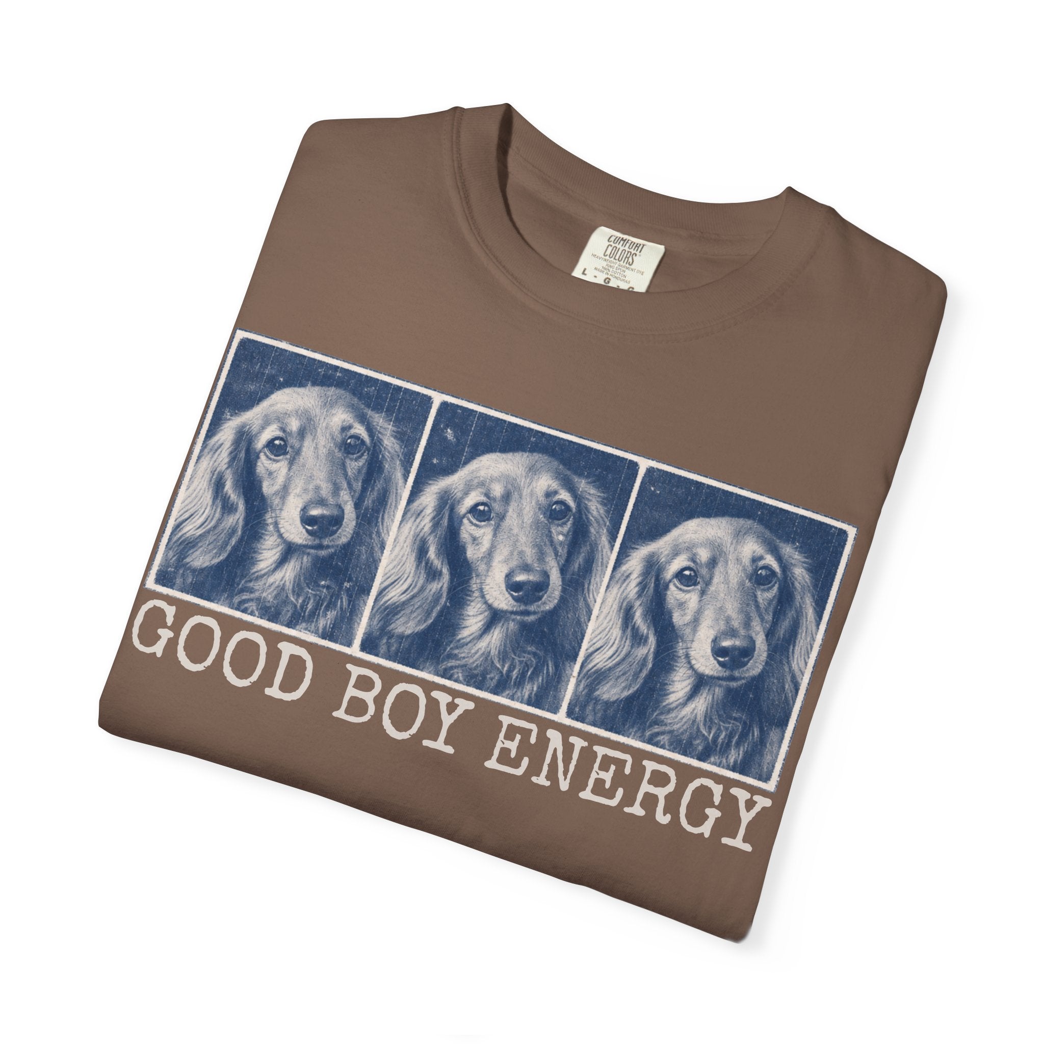Good Boy Energy Tee — Personalized Dog Lover T-Shirt