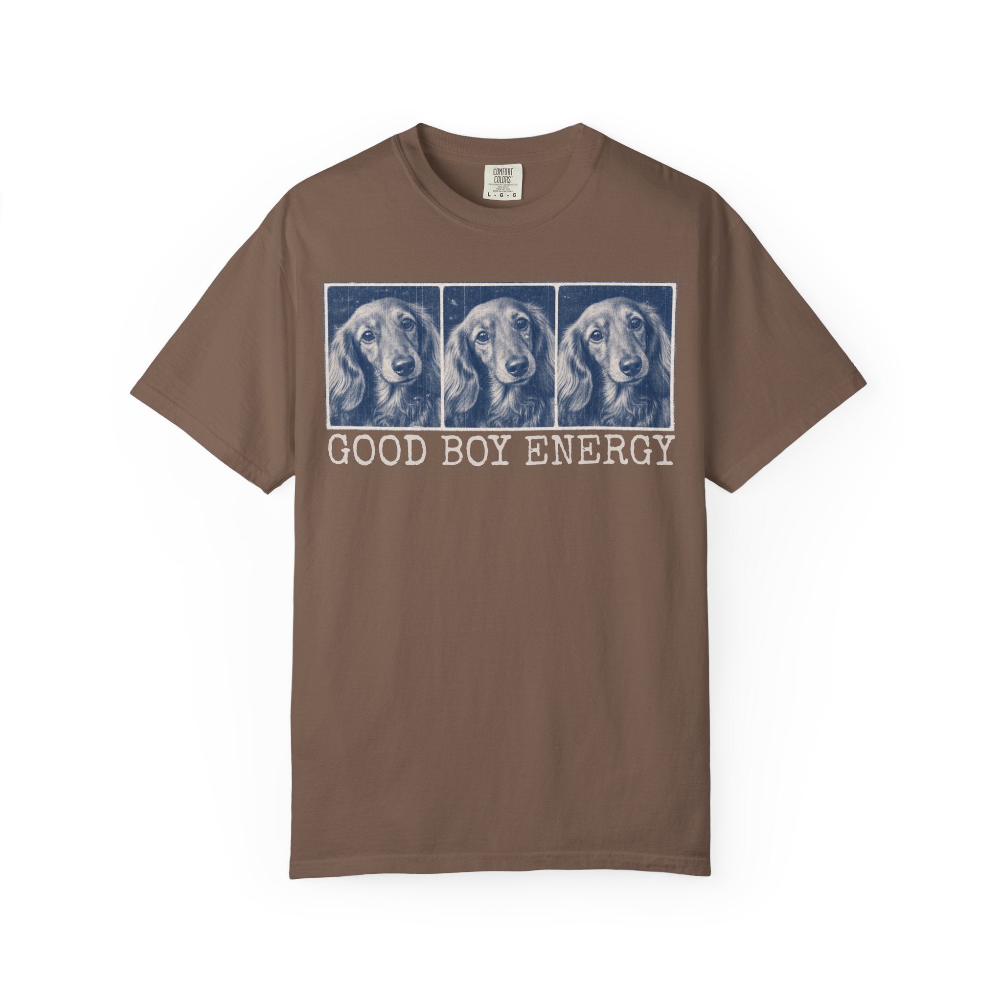 Good Boy Energy Tee — Personalized Dog Lover T-Shirt