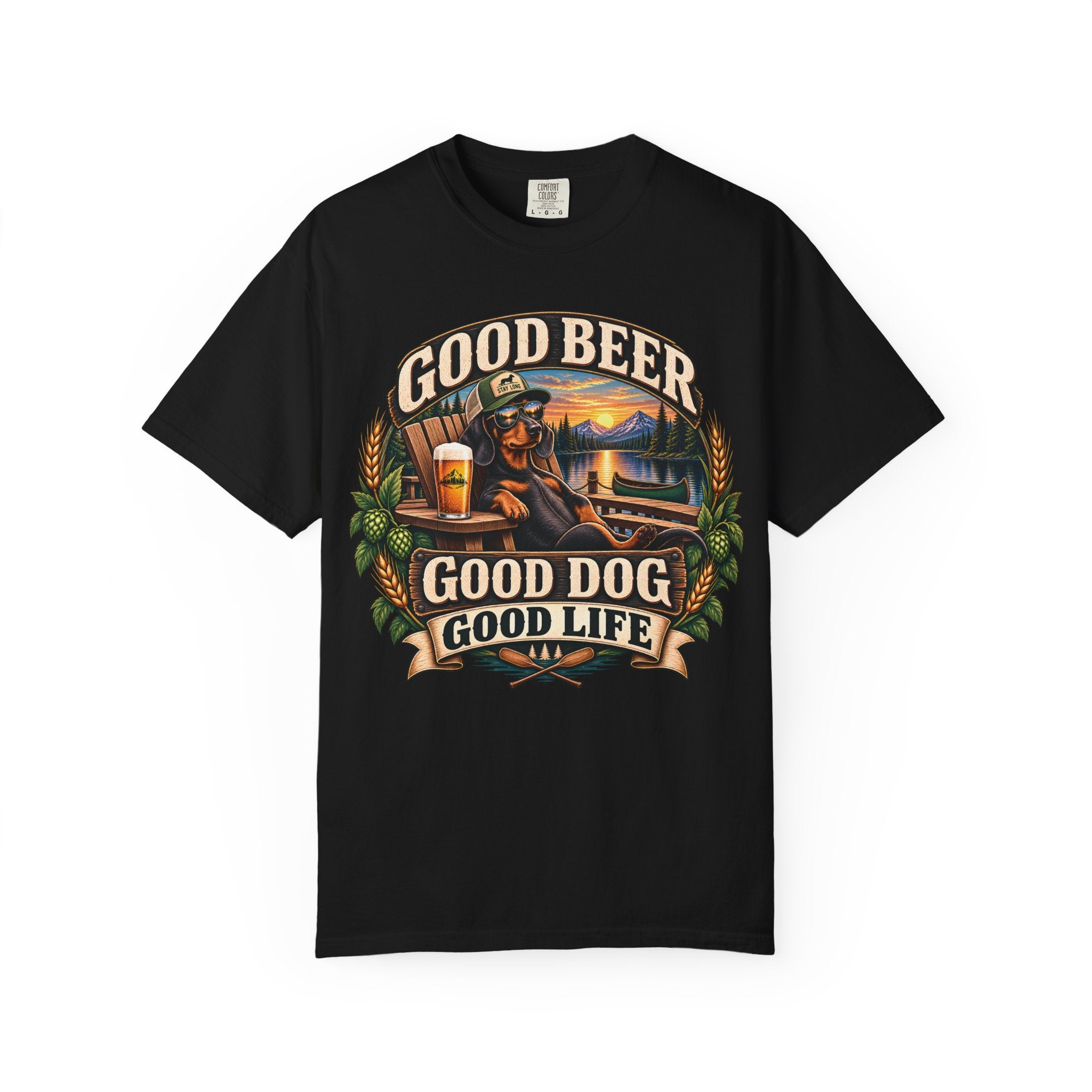 Good Beer Good Dog Good Life T-Shirt