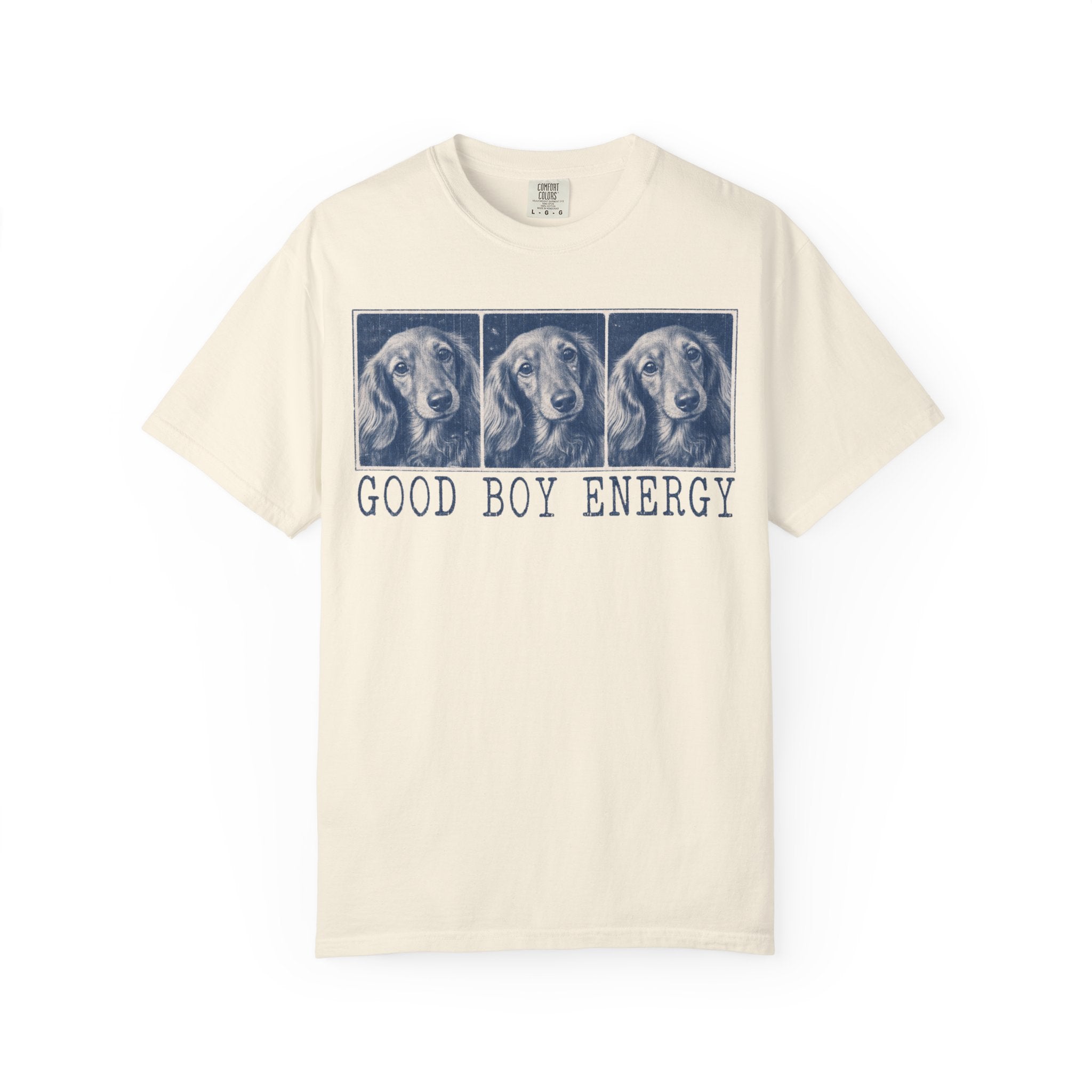 Good Boy Energy Tee — Personalized Dog Lover T-Shirt