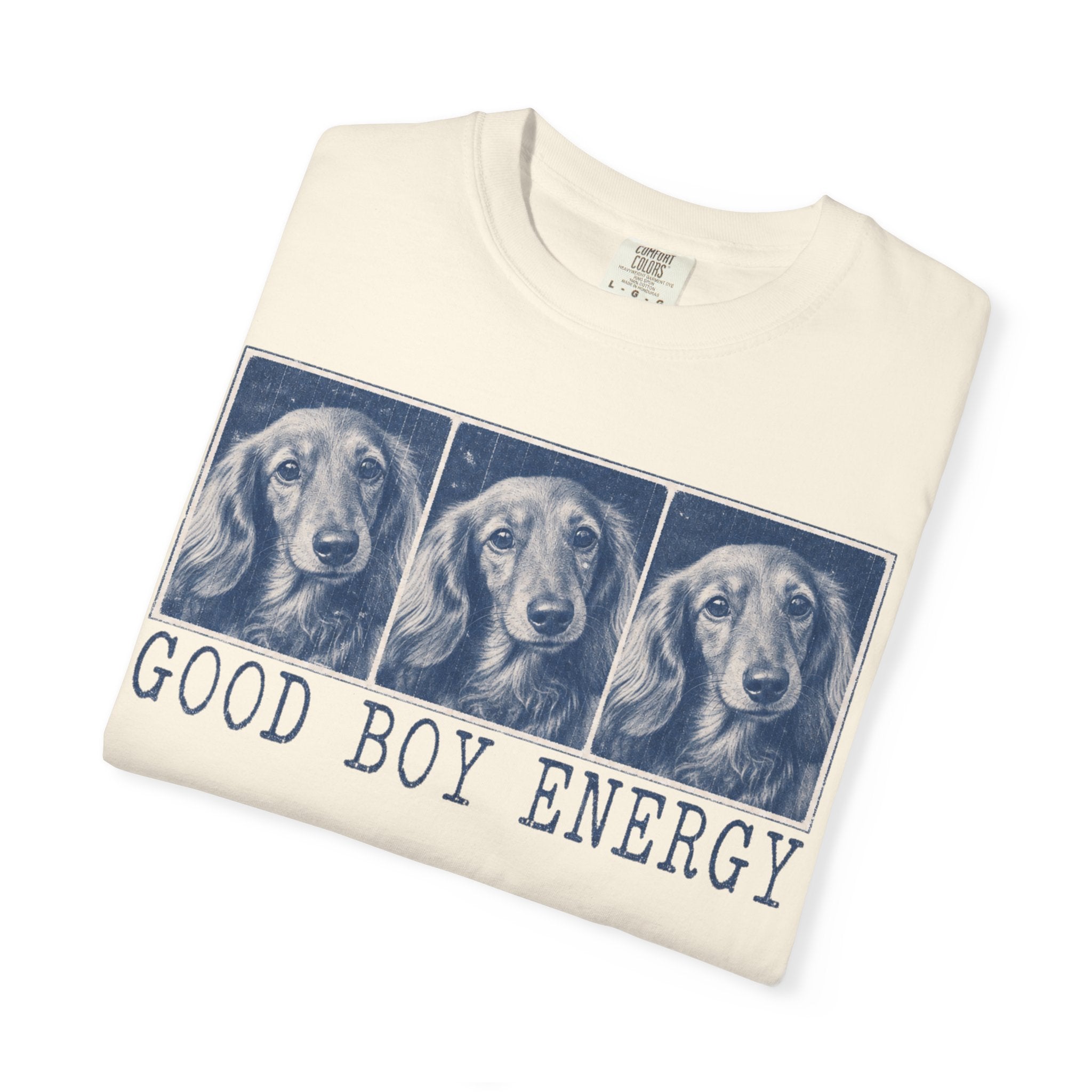 Good Boy Energy Tee — Personalized Dog Lover T-Shirt