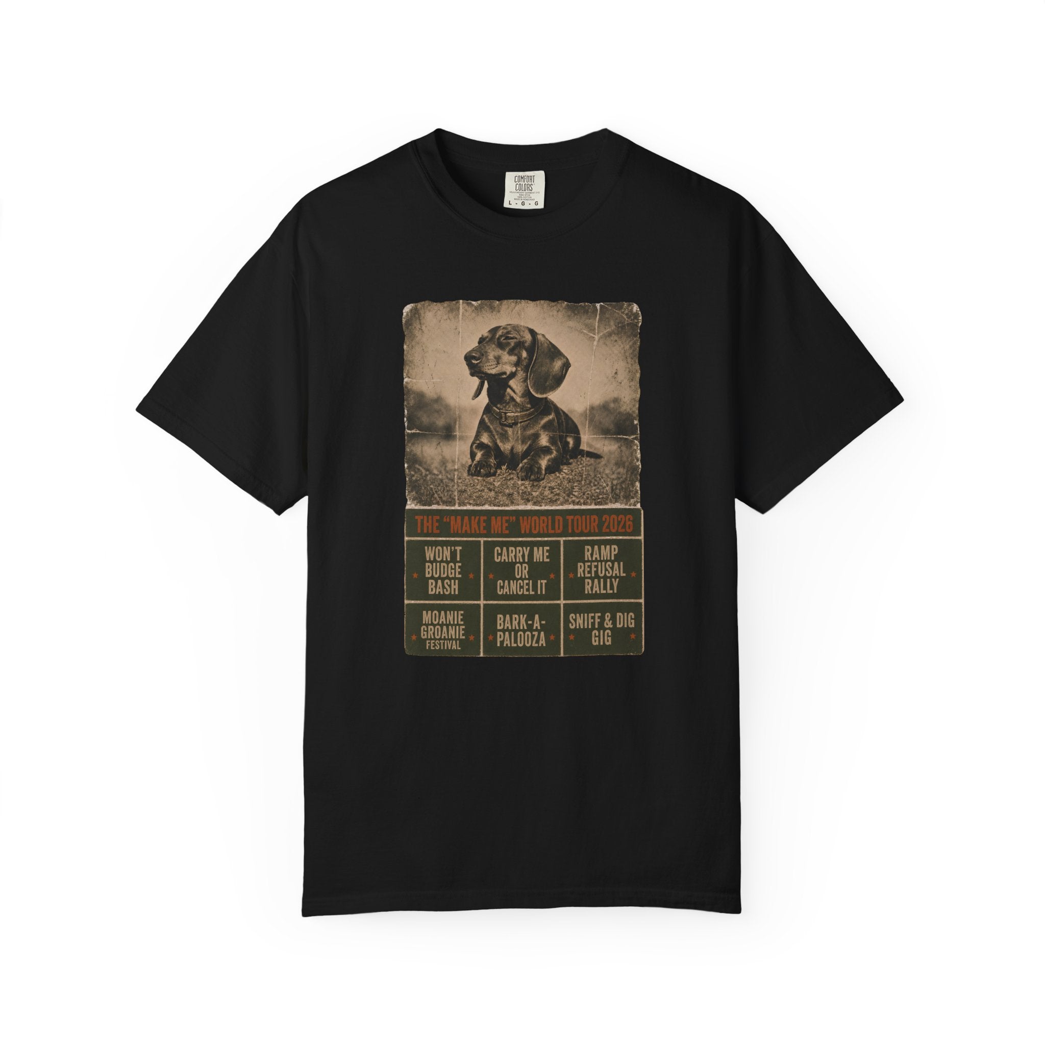 CONCERT POSTER Tee — Dog Lover T-Shirt