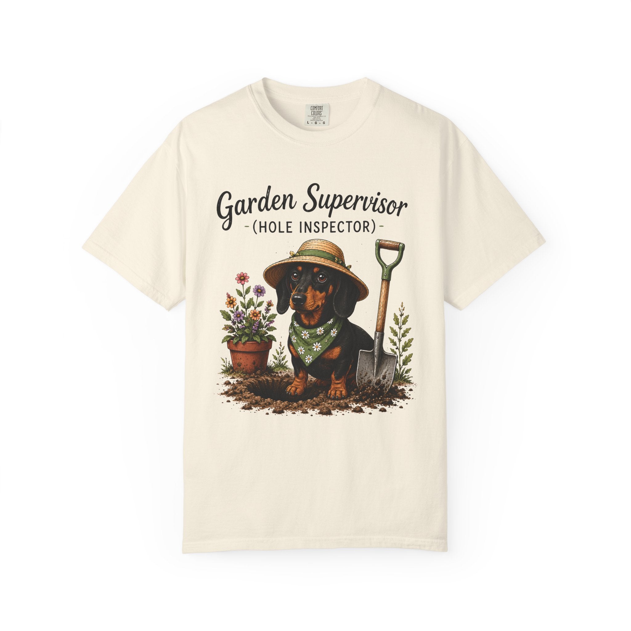 Garden Supervisor Dachshund T-Shirt