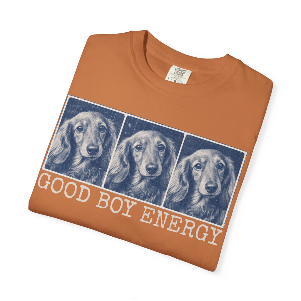 Good Boy Energy Tee — Personalized Dog Lover T-Shirt