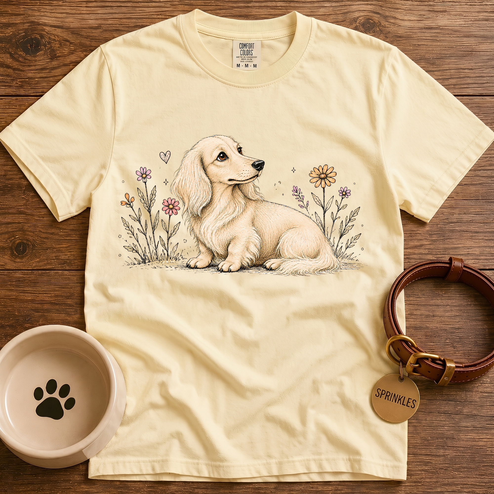 Whimsical Dachshund T-Shirt