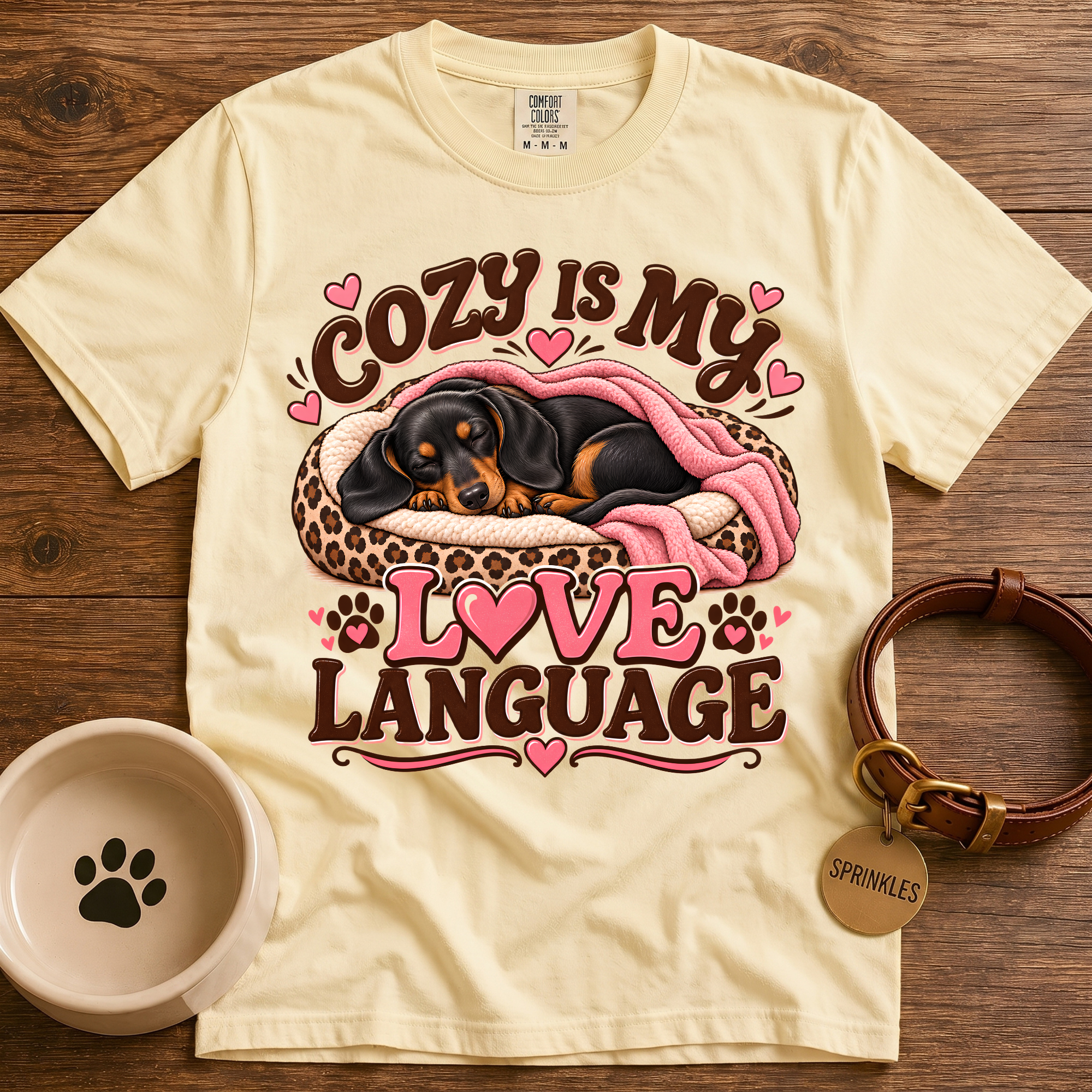 Cozy Is My Love Language T-shirt