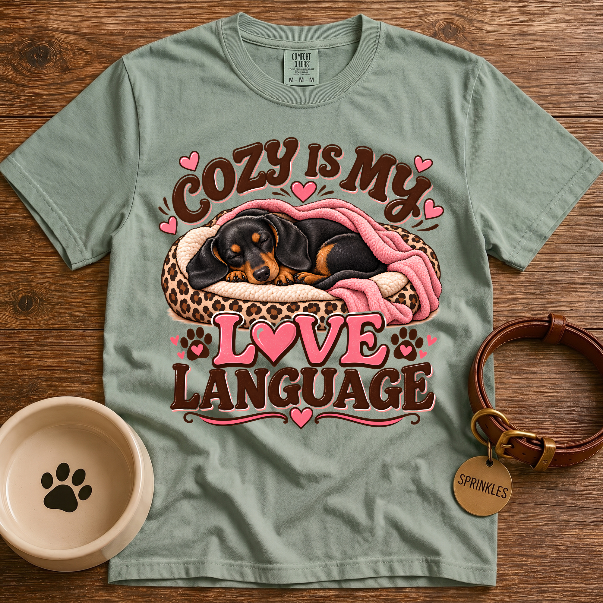 Cozy Is My Love Language T-shirt