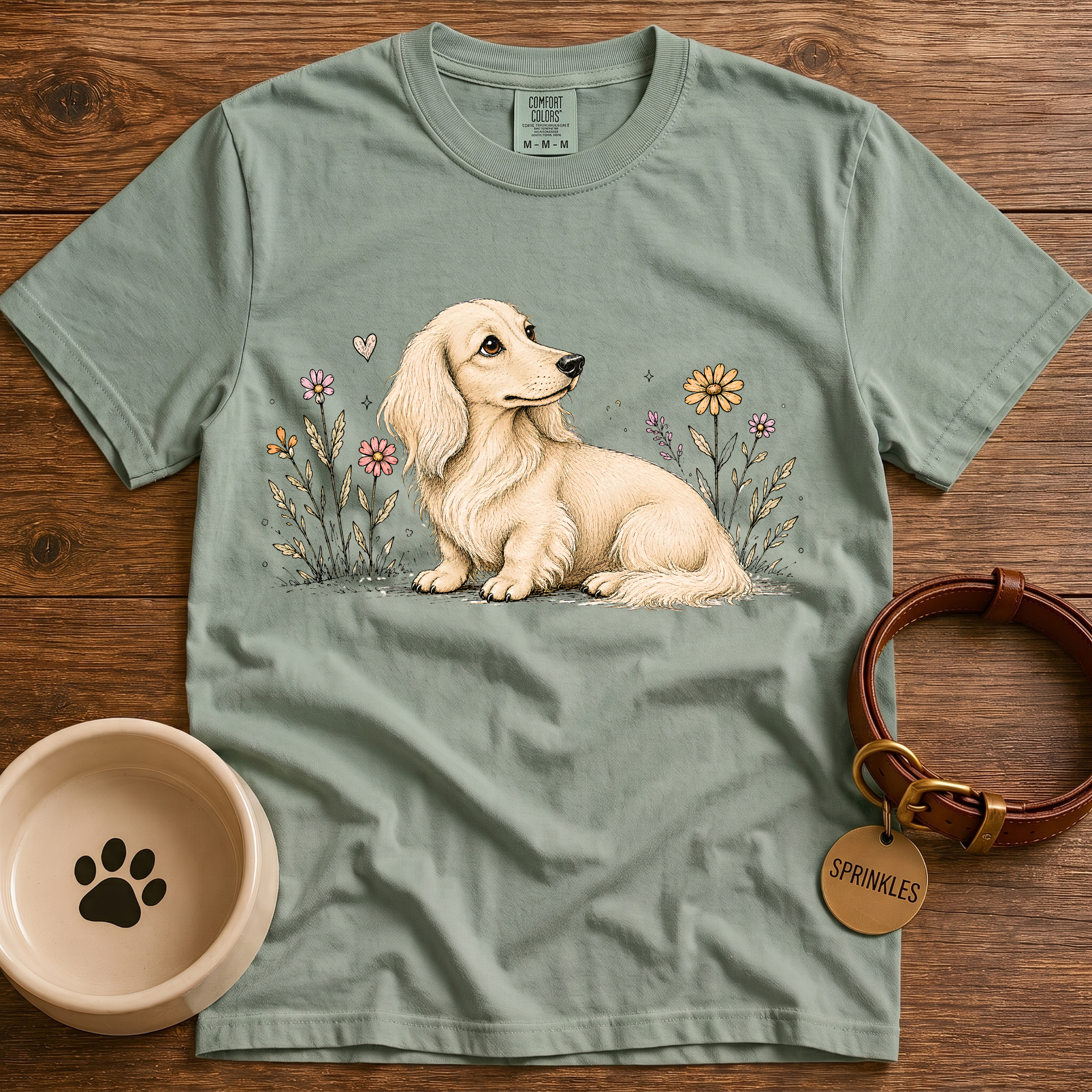 Whimsical Dachshund T-Shirt