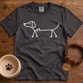 Stick Figure Dachshund T-Shirt