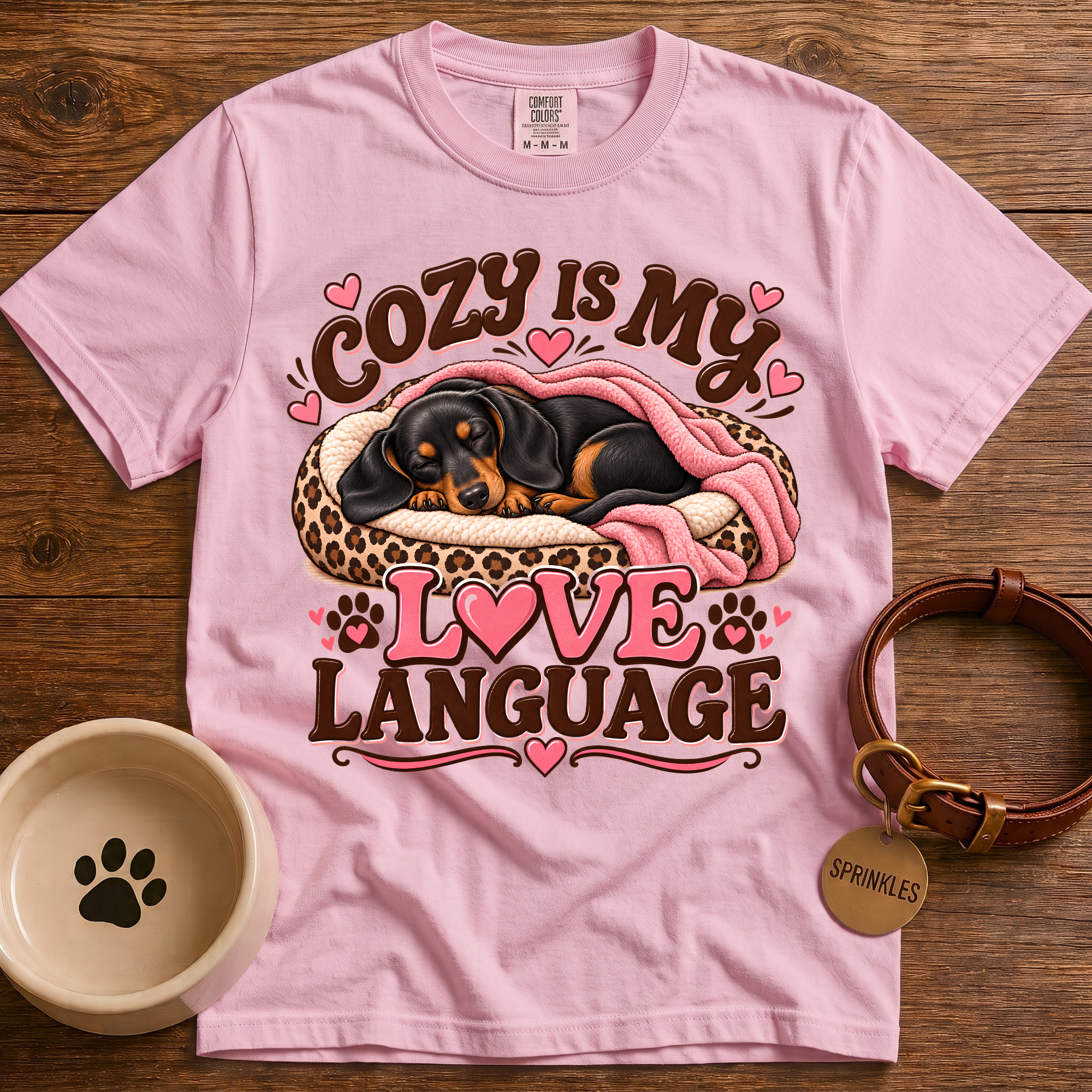 Cozy Is My Love Language T-shirt