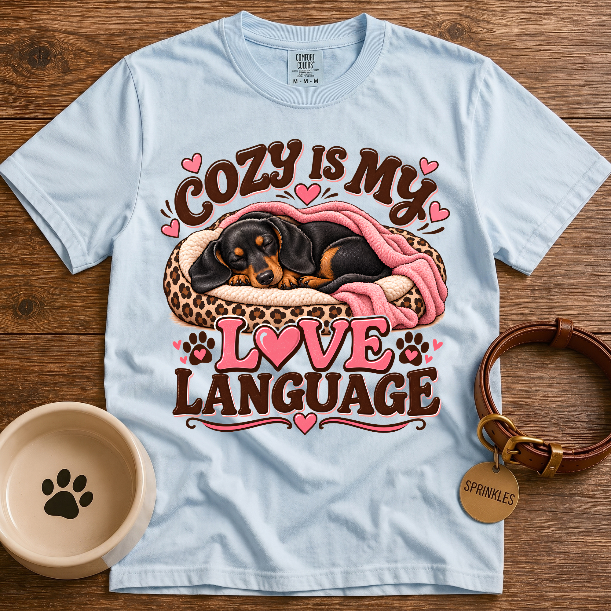 Cozy Is My Love Language T-shirt