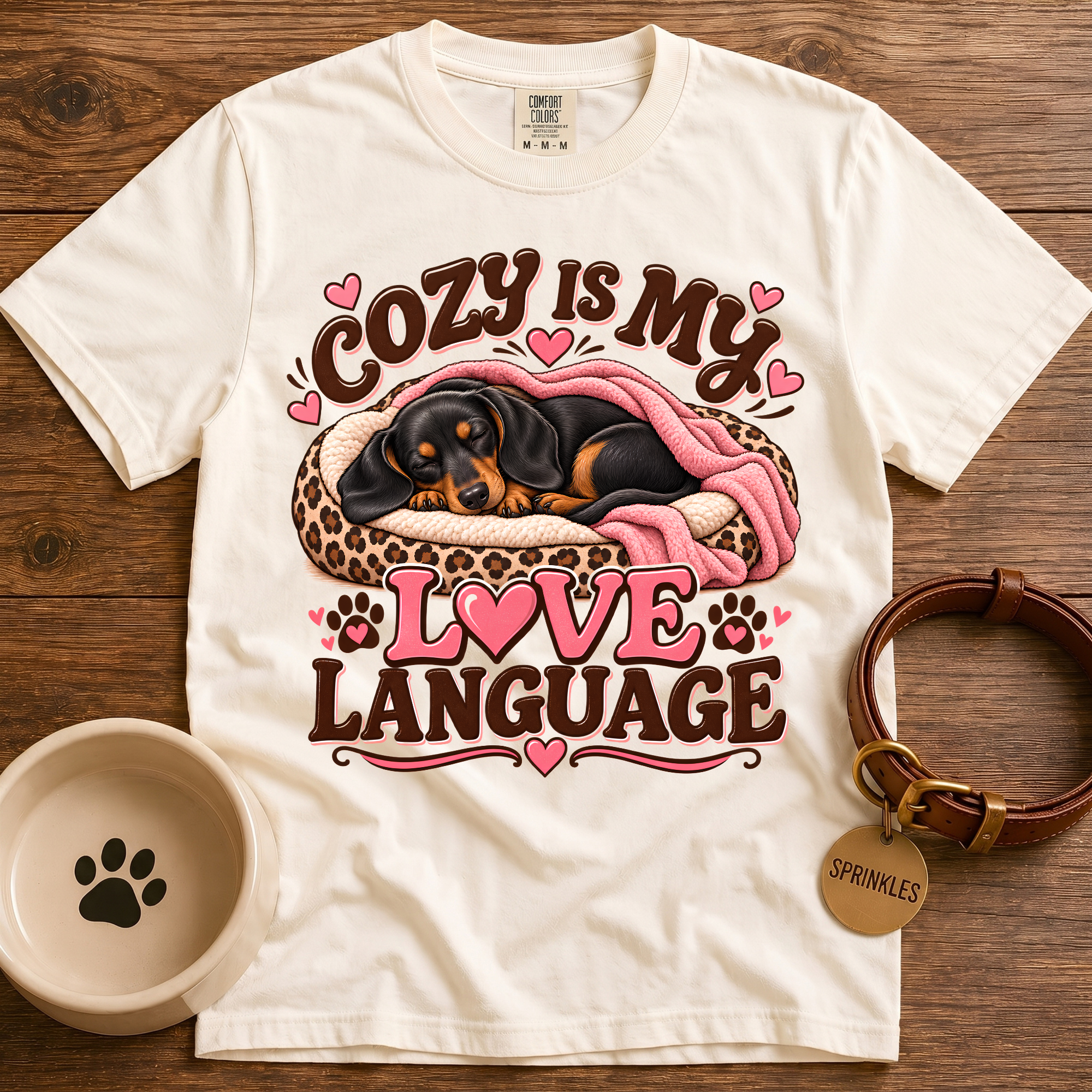 Cozy Is My Love Language T-shirt