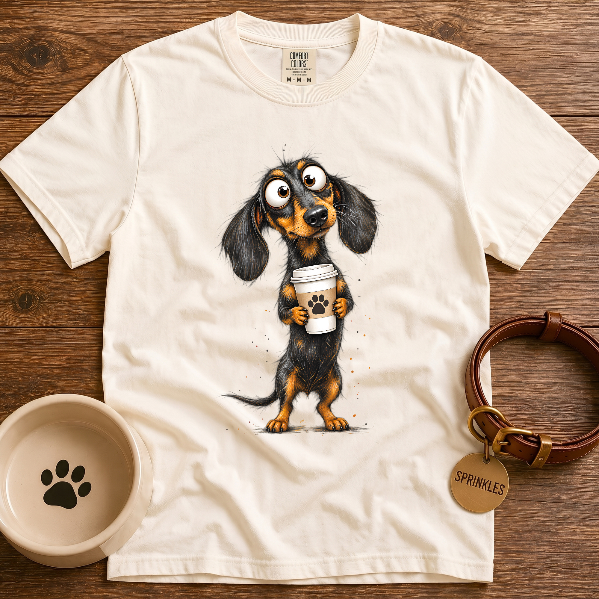 Frazzled Dachshund T-shirt