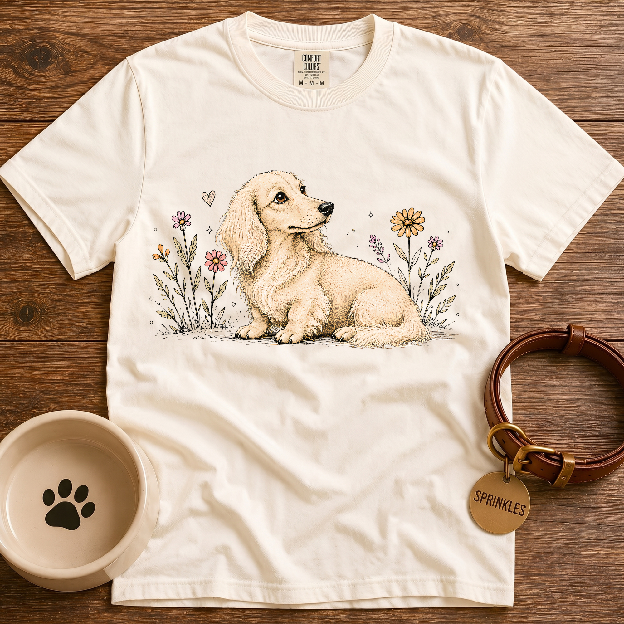 Whimsical Dachshund T-Shirt