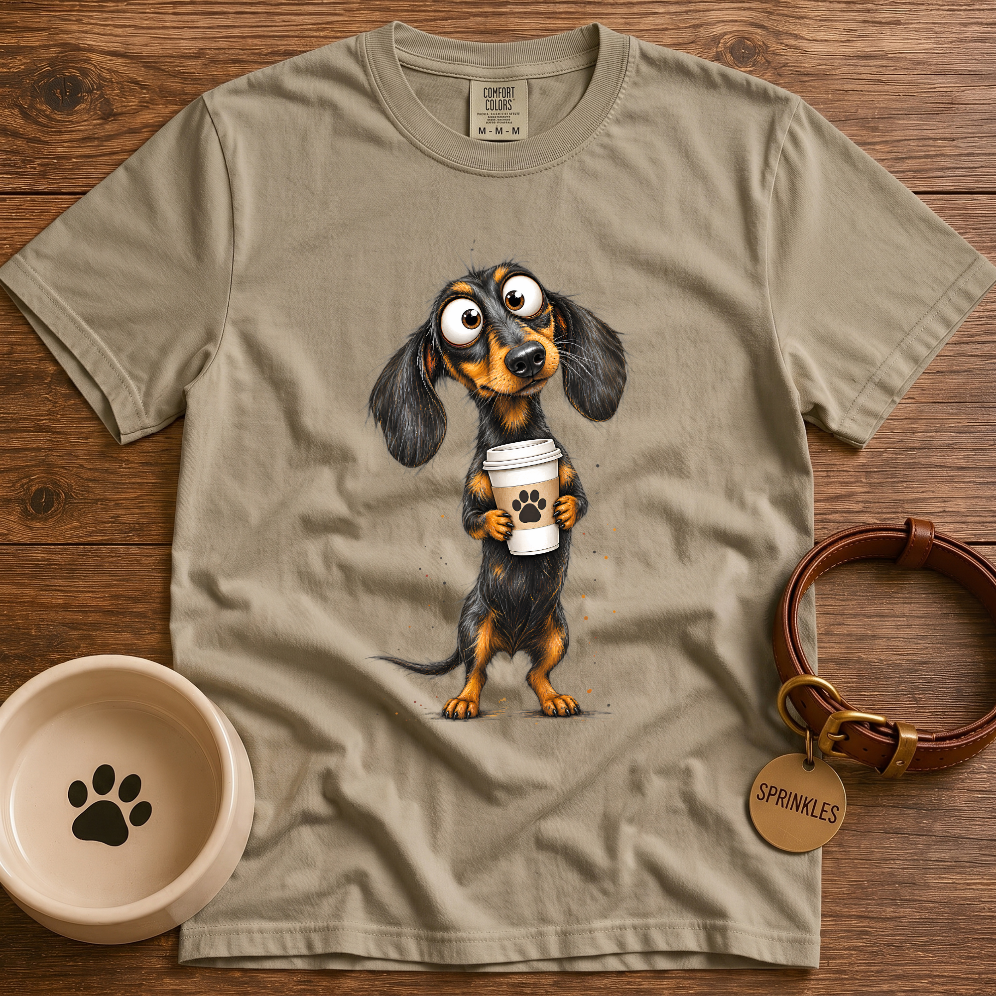 Frazzled Dachshund T-shirt