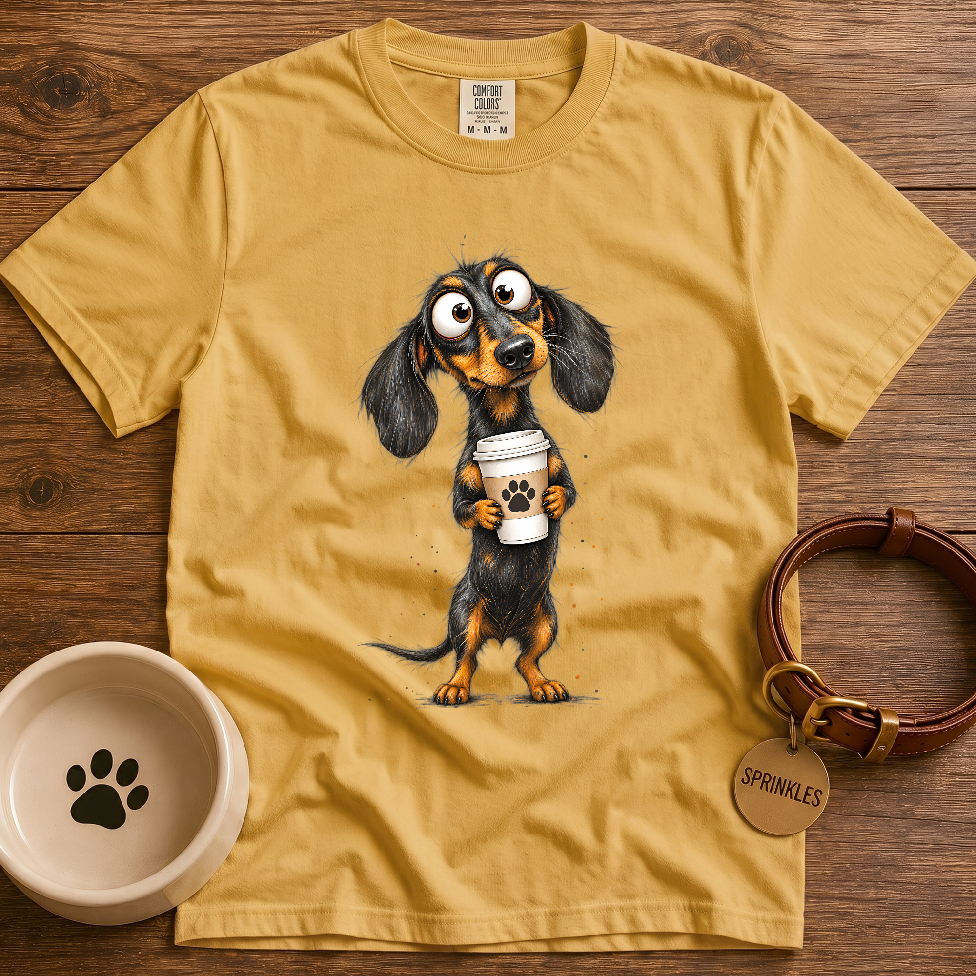 Frazzled Dachshund T-shirt