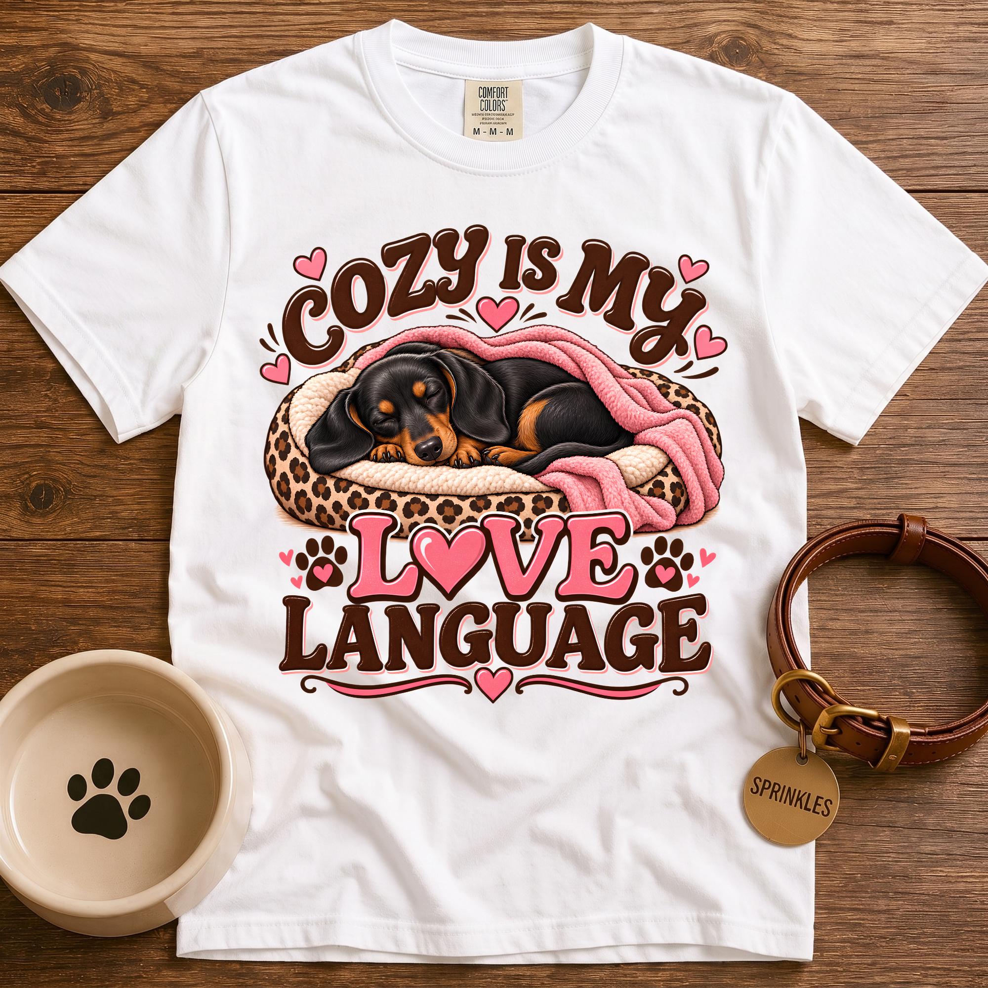 Cozy Is My Love Language T-shirt