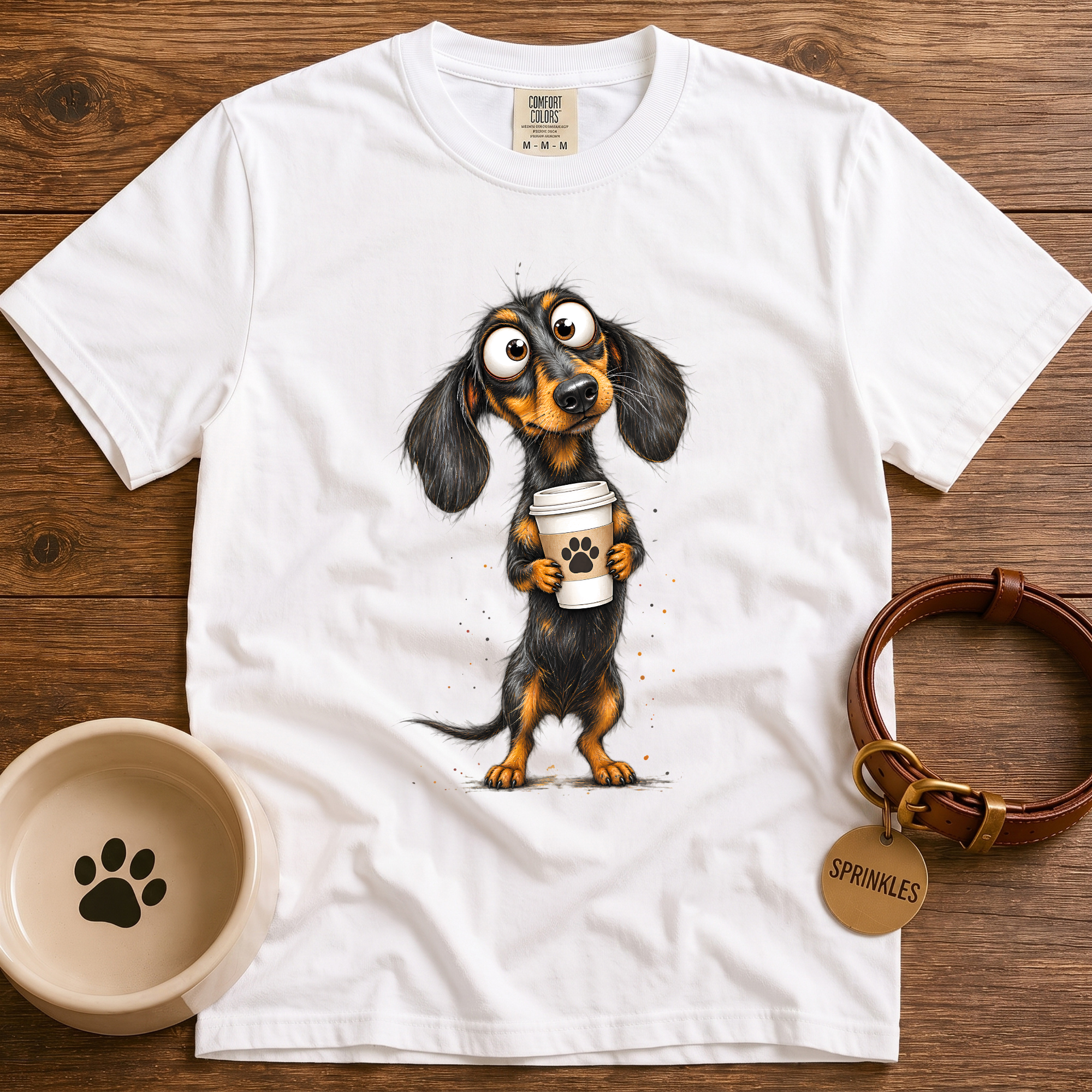 Frazzled Dachshund T-shirt